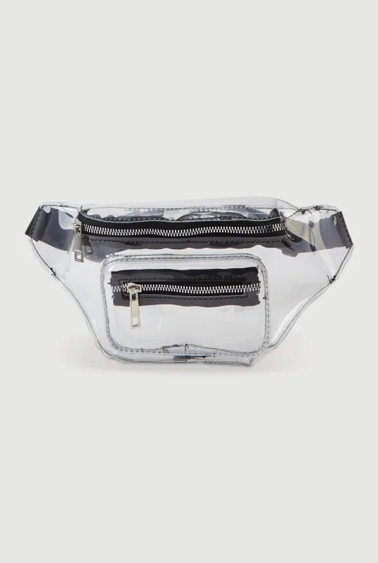 Clear Zip Fanny Pack sold by Rainbow