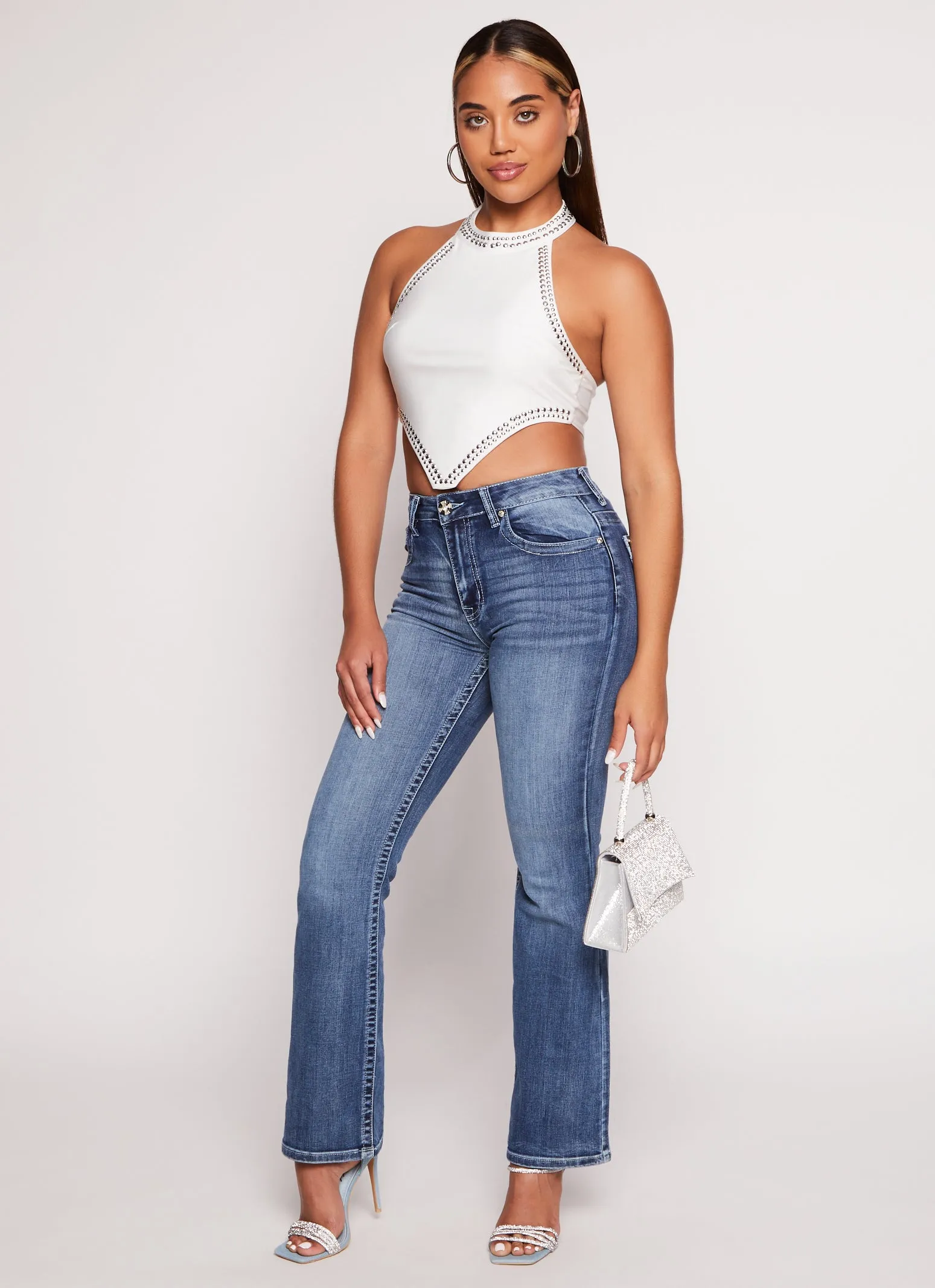 Dani Embellished Pocket Boot Cut Jeans sold by Rainbow product image thumbnail 2