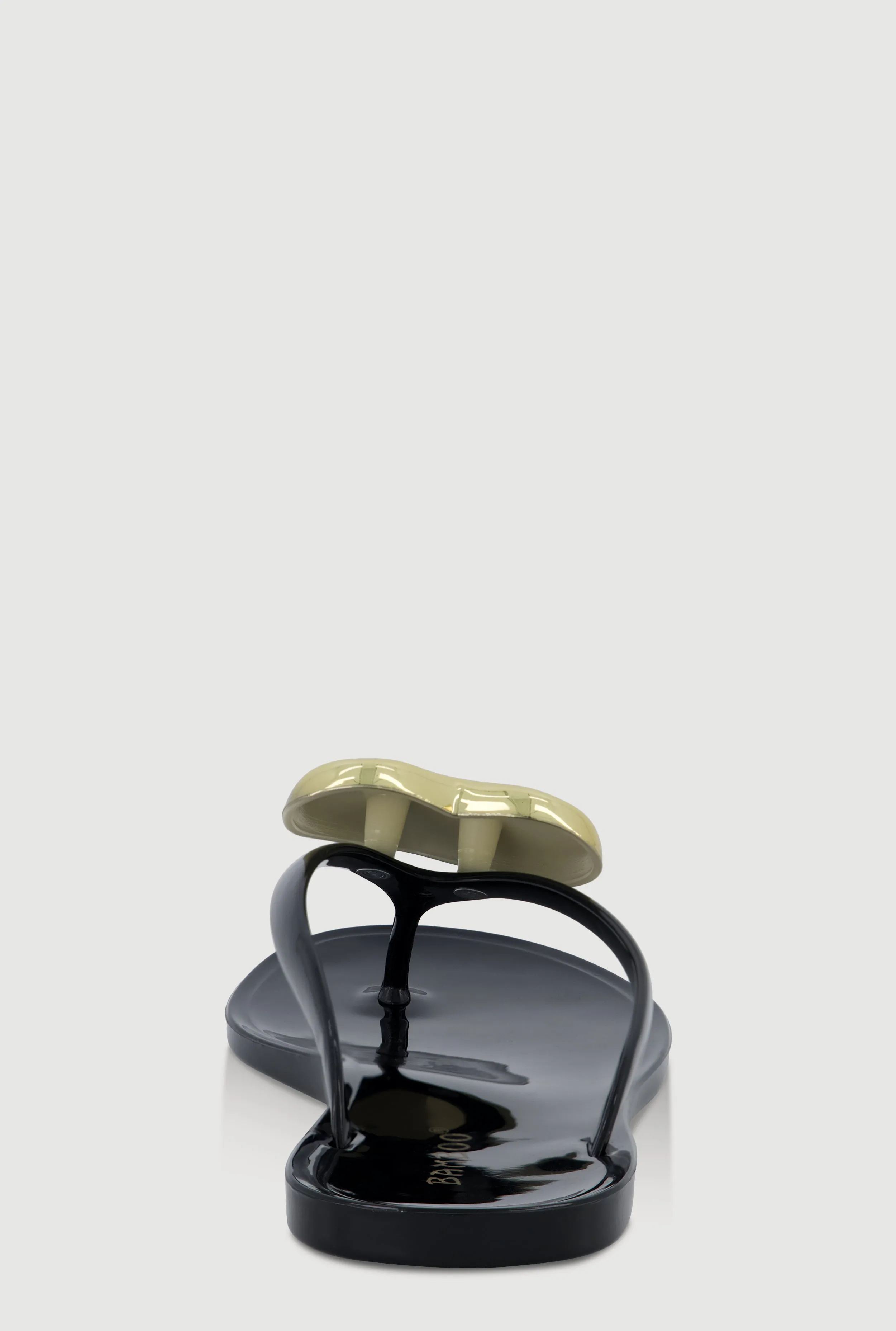 Metallic Heart Thong Flat Sandals sold by Rainbow product image thumbnail 3