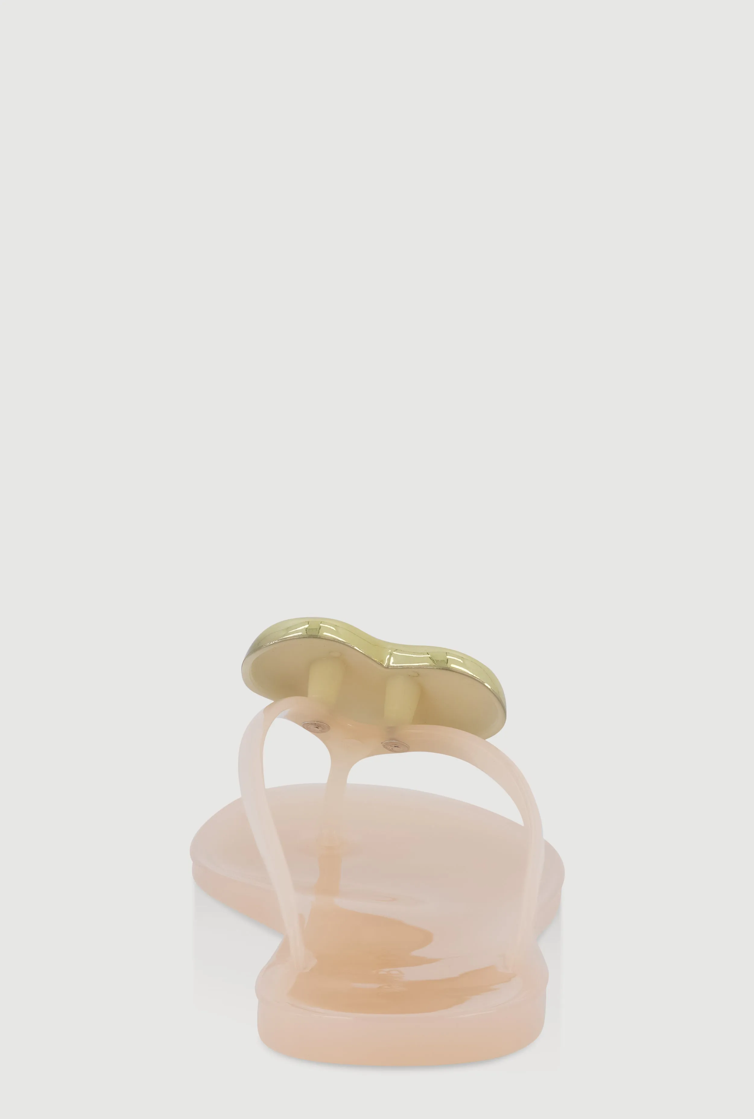 Metallic Heart Thong Flat Sandals sold by Rainbow product image thumbnail 3