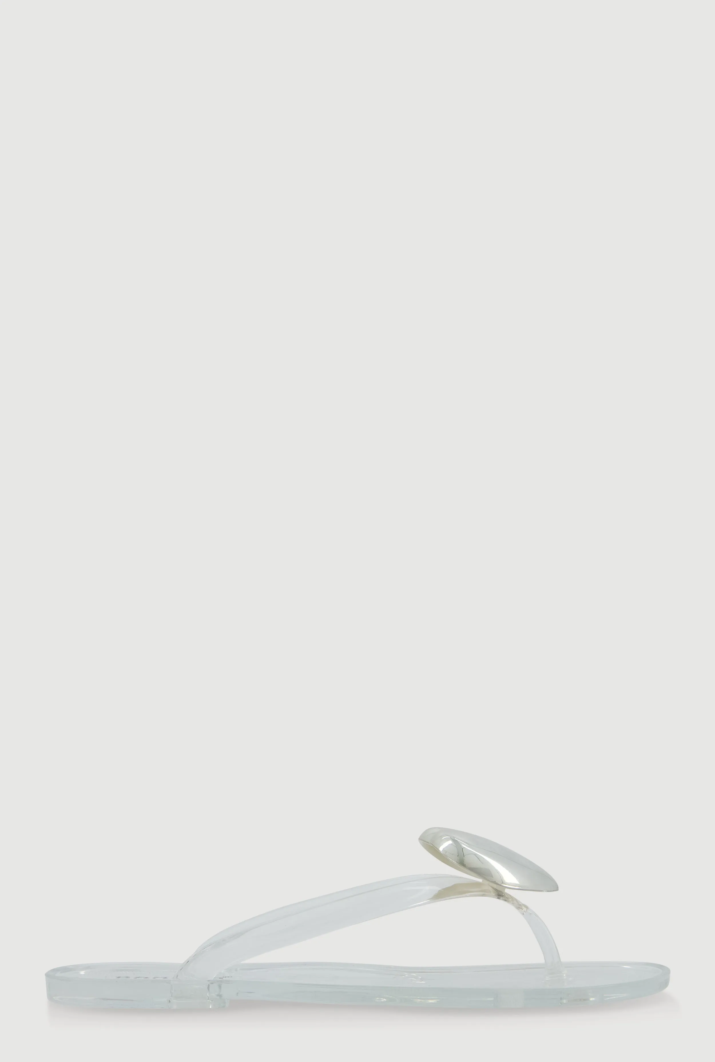 Metallic Heart Thong Flat Sandals sold by Rainbow product image thumbnail 2