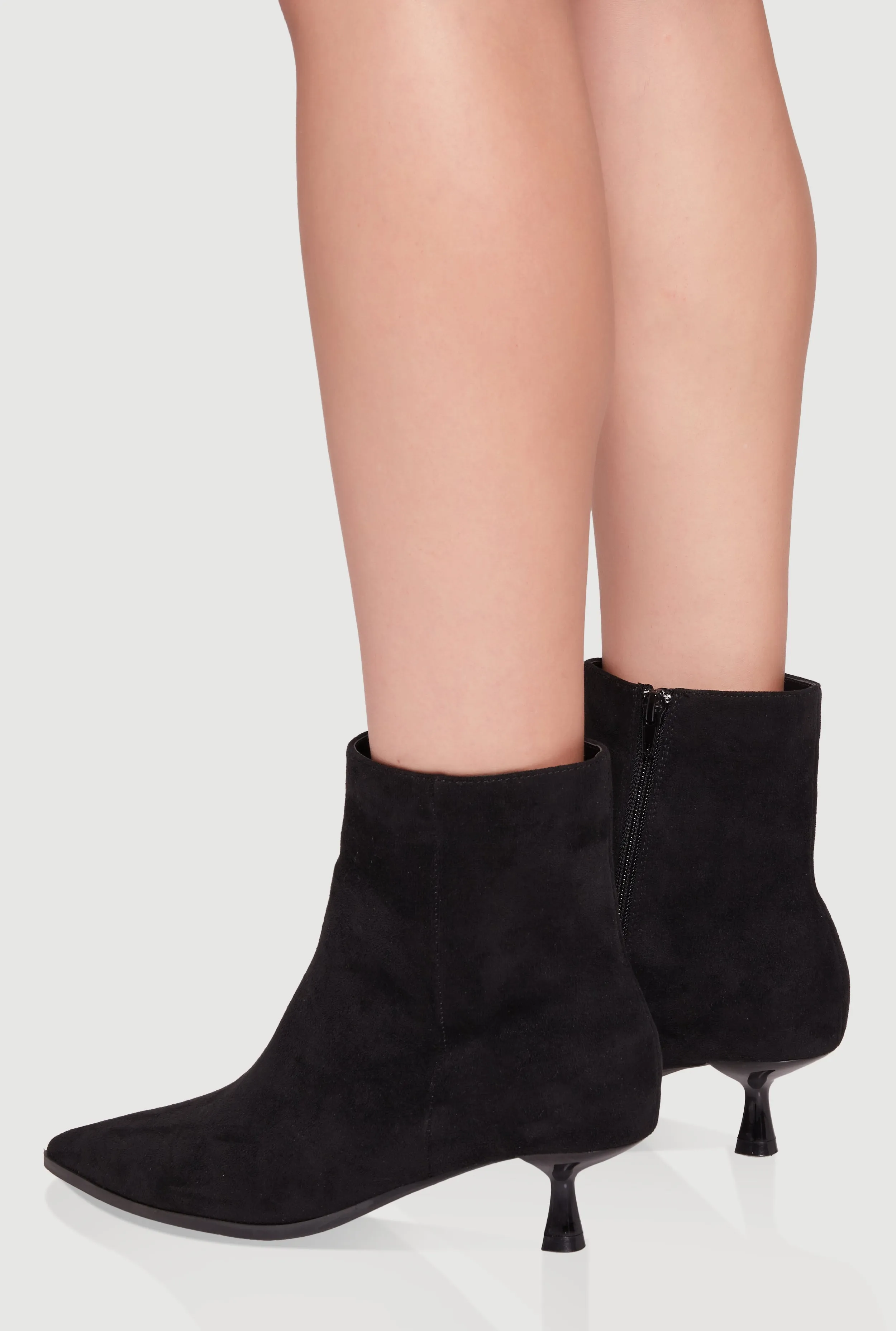 Pointed Toe Spool Heel Ankle Booties sold by Rainbow product image thumbnail 3