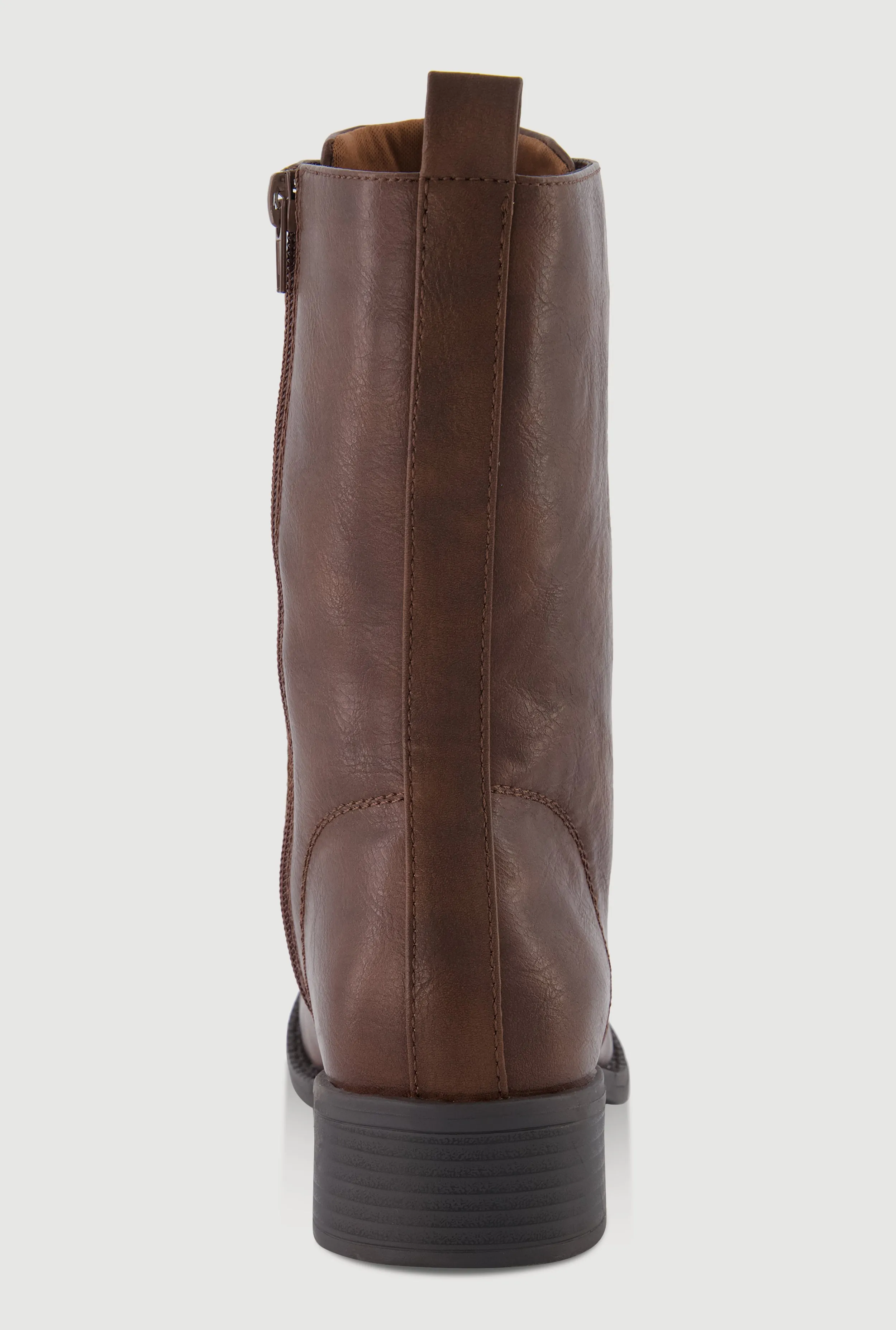 Faux Leather Lace Up Combat Boots sold by Rainbow product image thumbnail 3