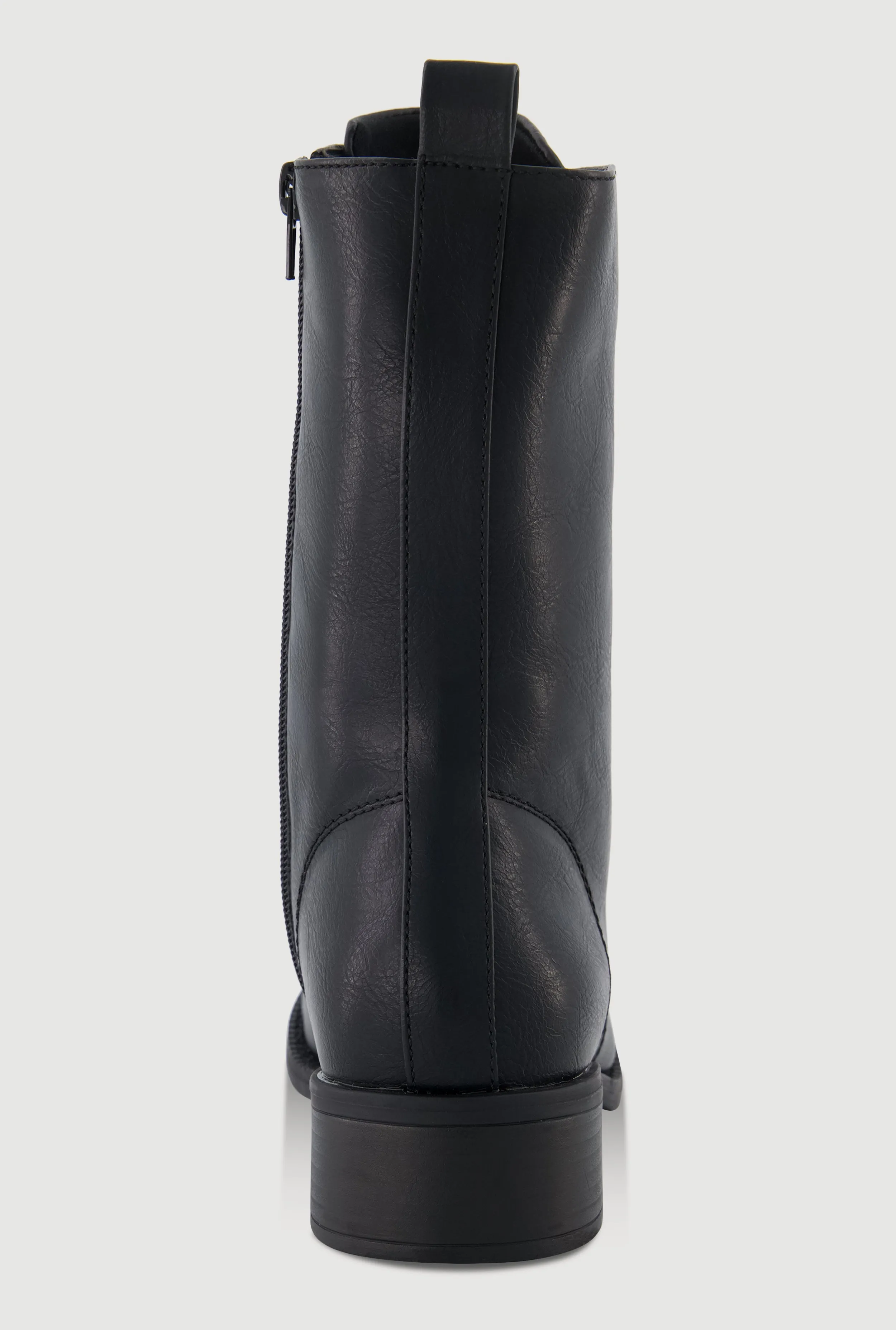 Faux Leather Lace Up Combat Boots sold by Rainbow product image thumbnail 3