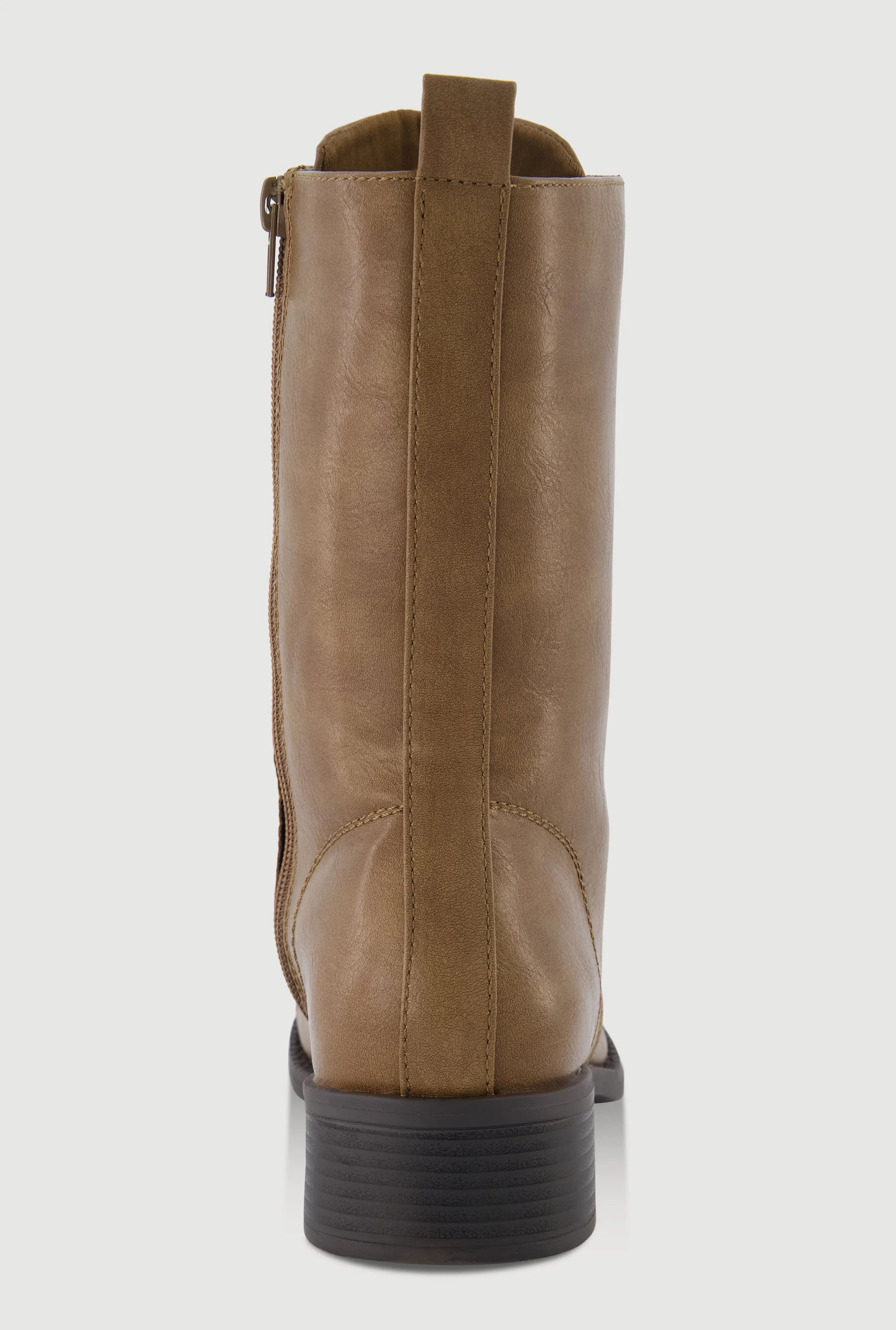 Faux Leather Lace Up Combat Boots sold by Rainbow product image thumbnail 3