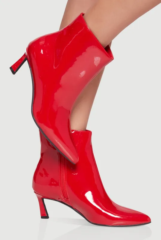 Stiletto Heel Pointy Toe Ankle Booties sold by Rainbow