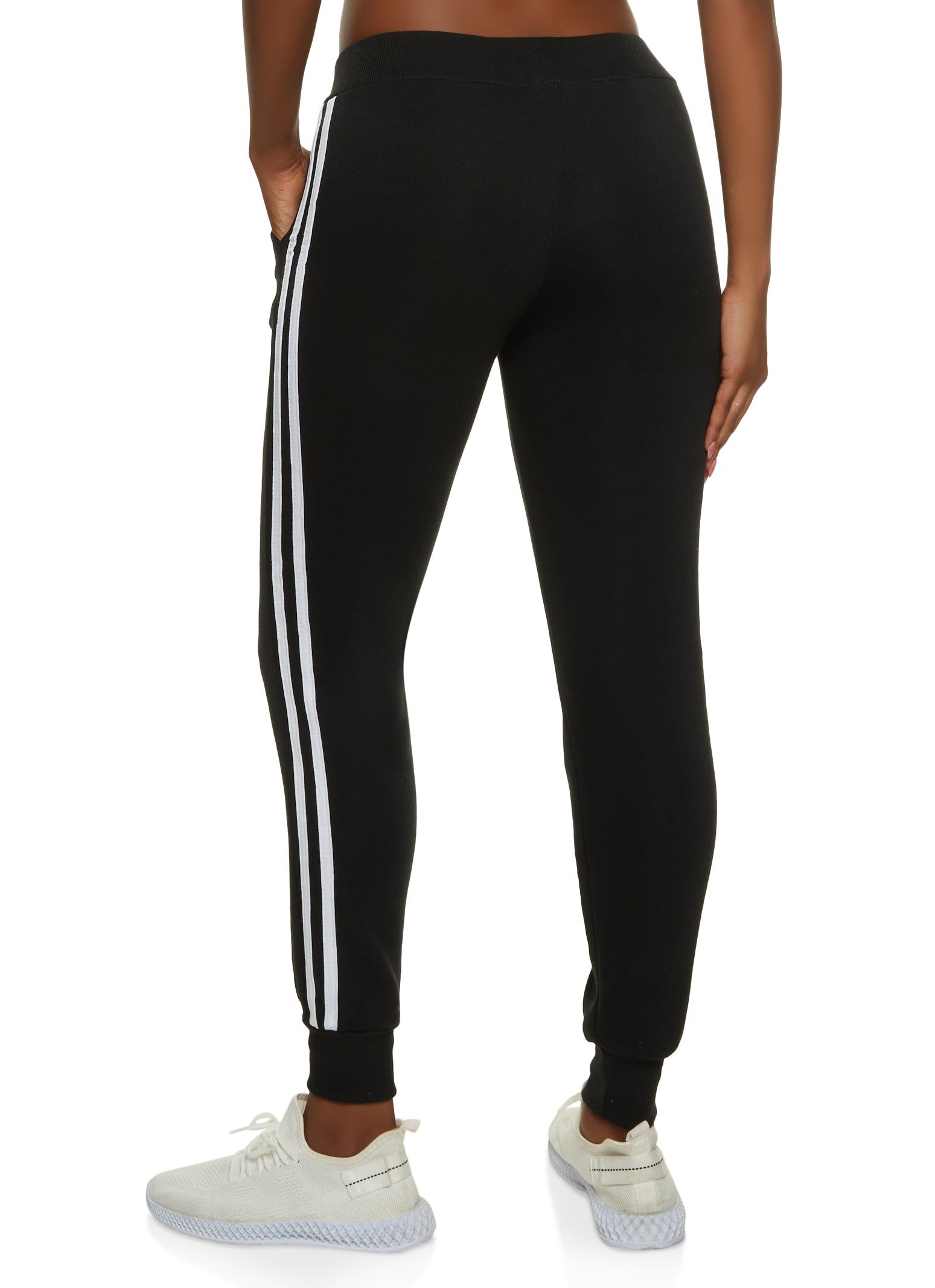Drawstring Varsity Stripe Joggers sold by Rainbow product image thumbnail 2
