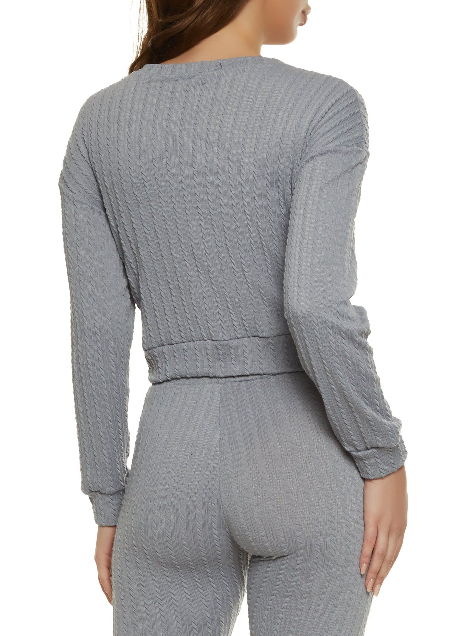 Textured Knit Pullover Sweatshirt sold by Rainbow product image thumbnail 3