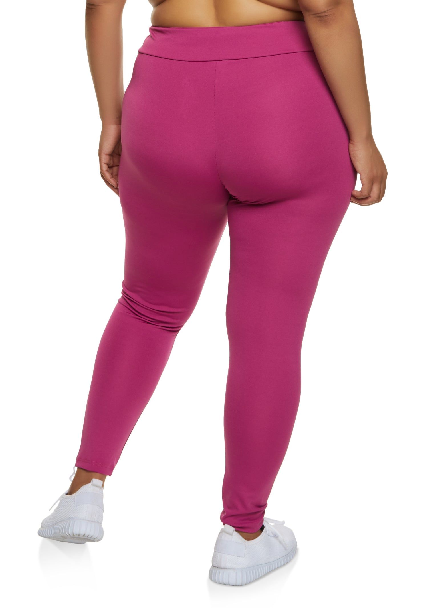 Plus Size Contrast Trim Leggings sold by Rainbow product image thumbnail 2