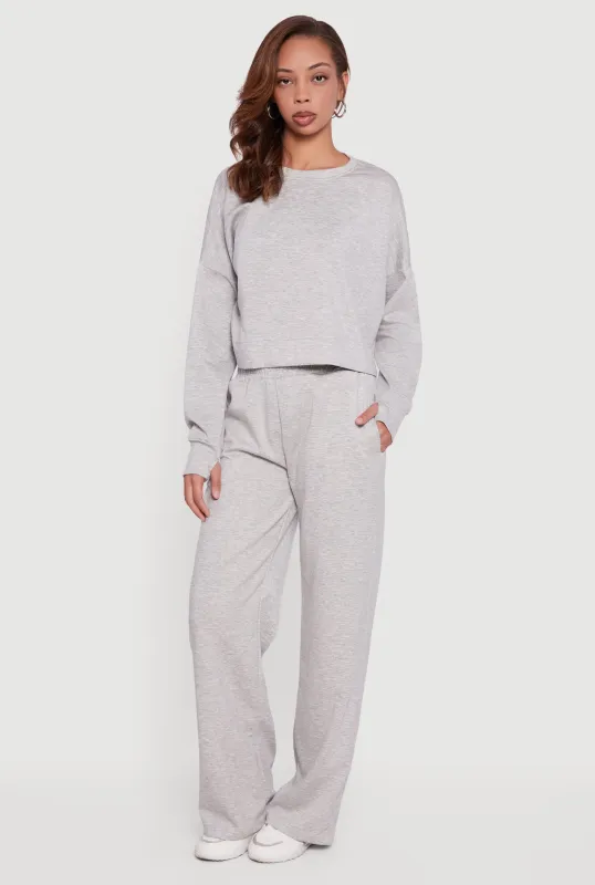 Pull On Wide Leg Sweatpants sold by Rainbow