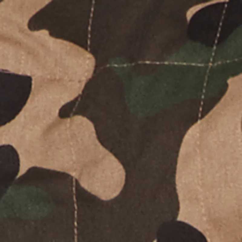 Plus Size Hooded Zip Front Cropped Camouflage Vest sold by Rainbow product image thumbnail 4