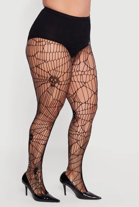 Plus Assorted Pattern Fishnet Tights sold by Rainbow