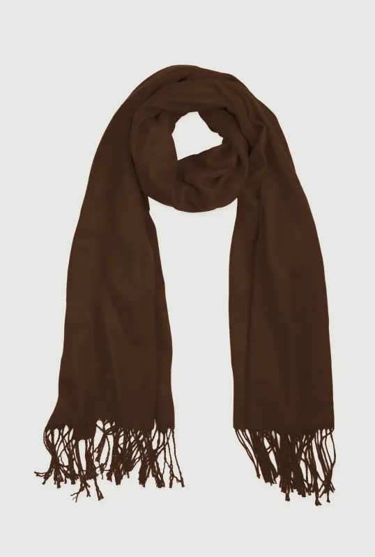 Fringe Pashmina Scarf sold by Rainbow