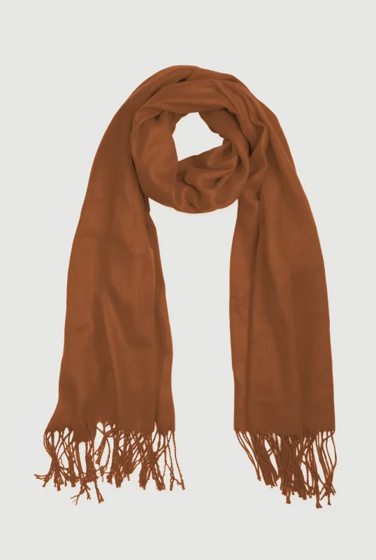 Fringe Pashmina Scarf sold by Rainbow