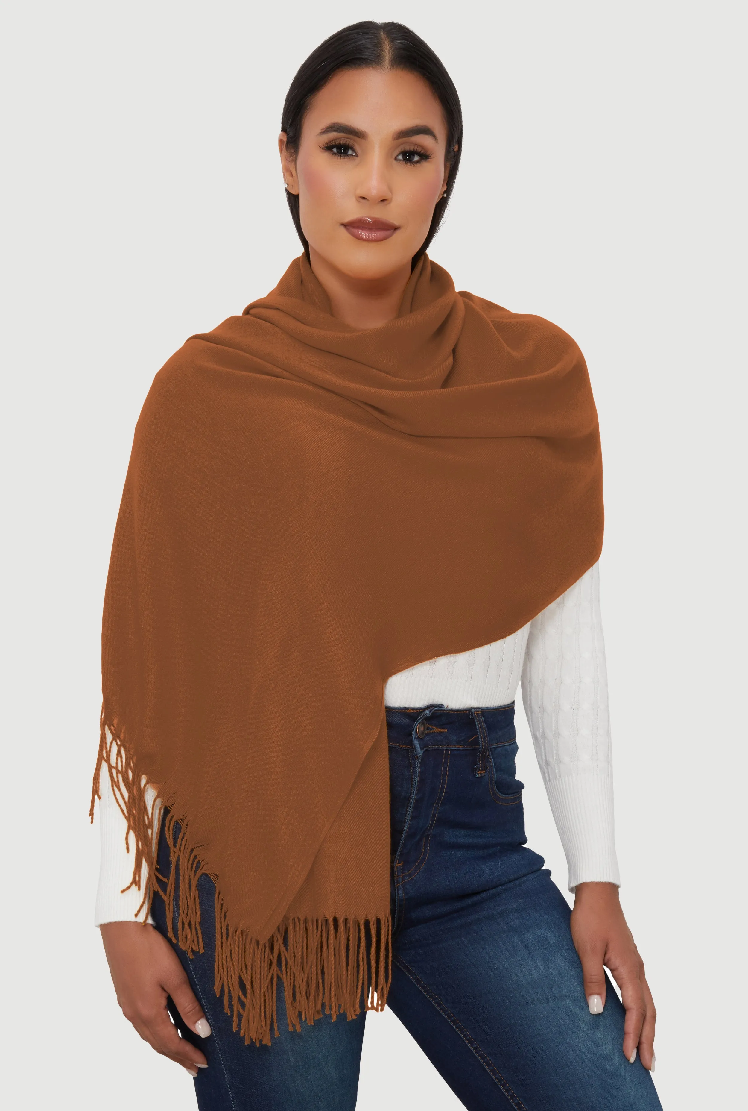 Fringe Pashmina Scarf sold by Rainbow product image thumbnail 3