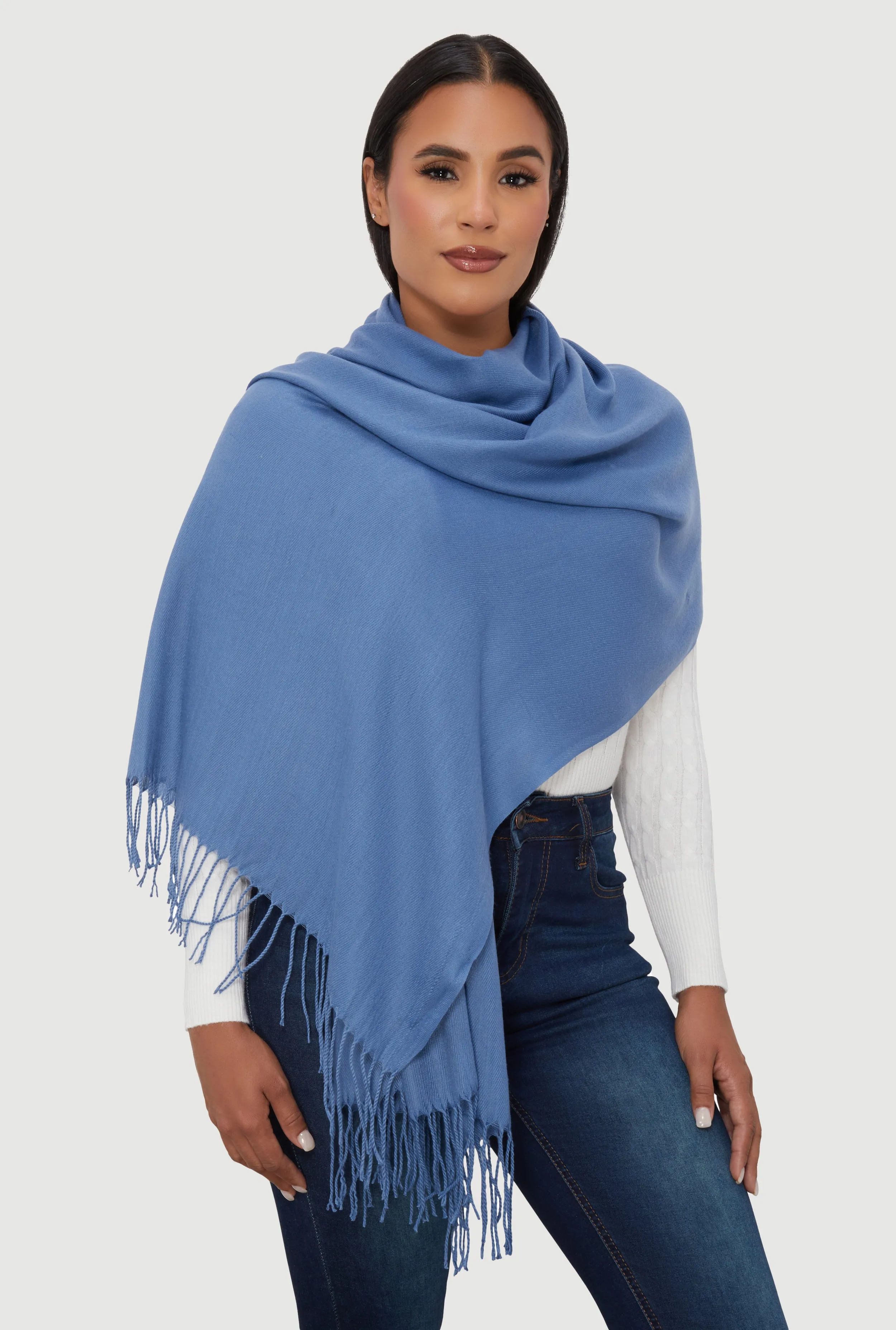 Fringe Pashmina Scarf sold by Rainbow product image thumbnail 3