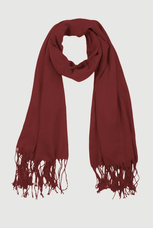 Fringe Pashmina Scarf sold by Rainbow