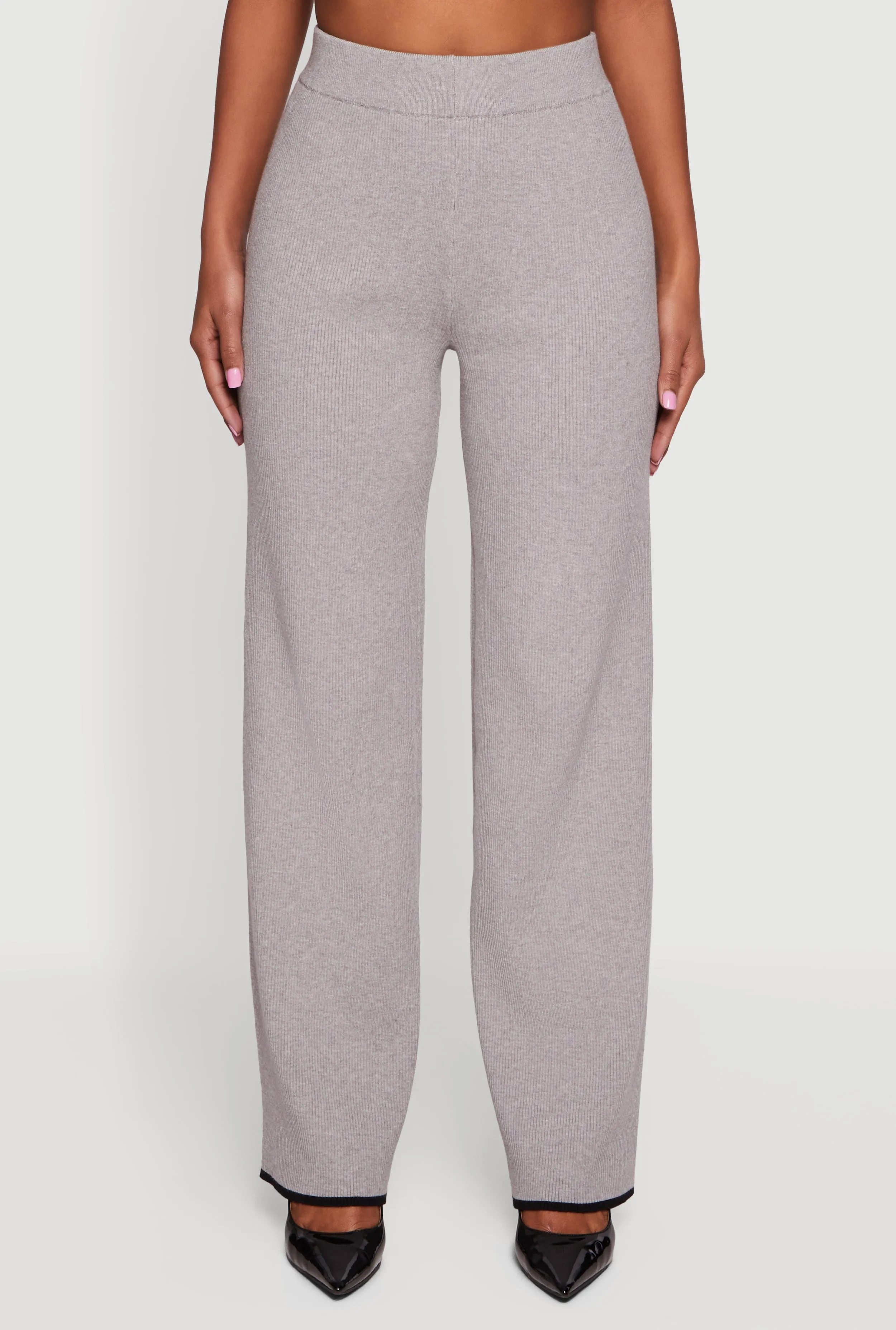 Contrast Trim Straight Leg Pants sold by Rainbow product image thumbnail 3