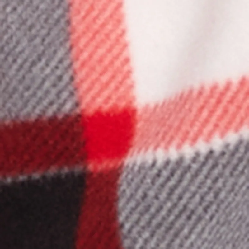 Plaid Sherpa Lined Button Front Shacket sold by Rainbow product image thumbnail 4