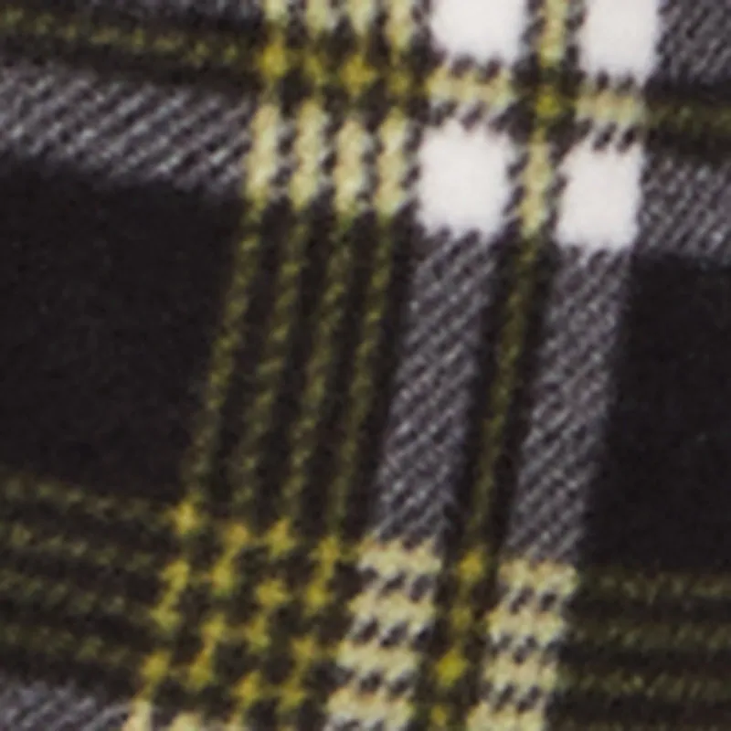 Plaid Sherpa Lined Hooded Button Front Shacket sold by Rainbow product image thumbnail 4