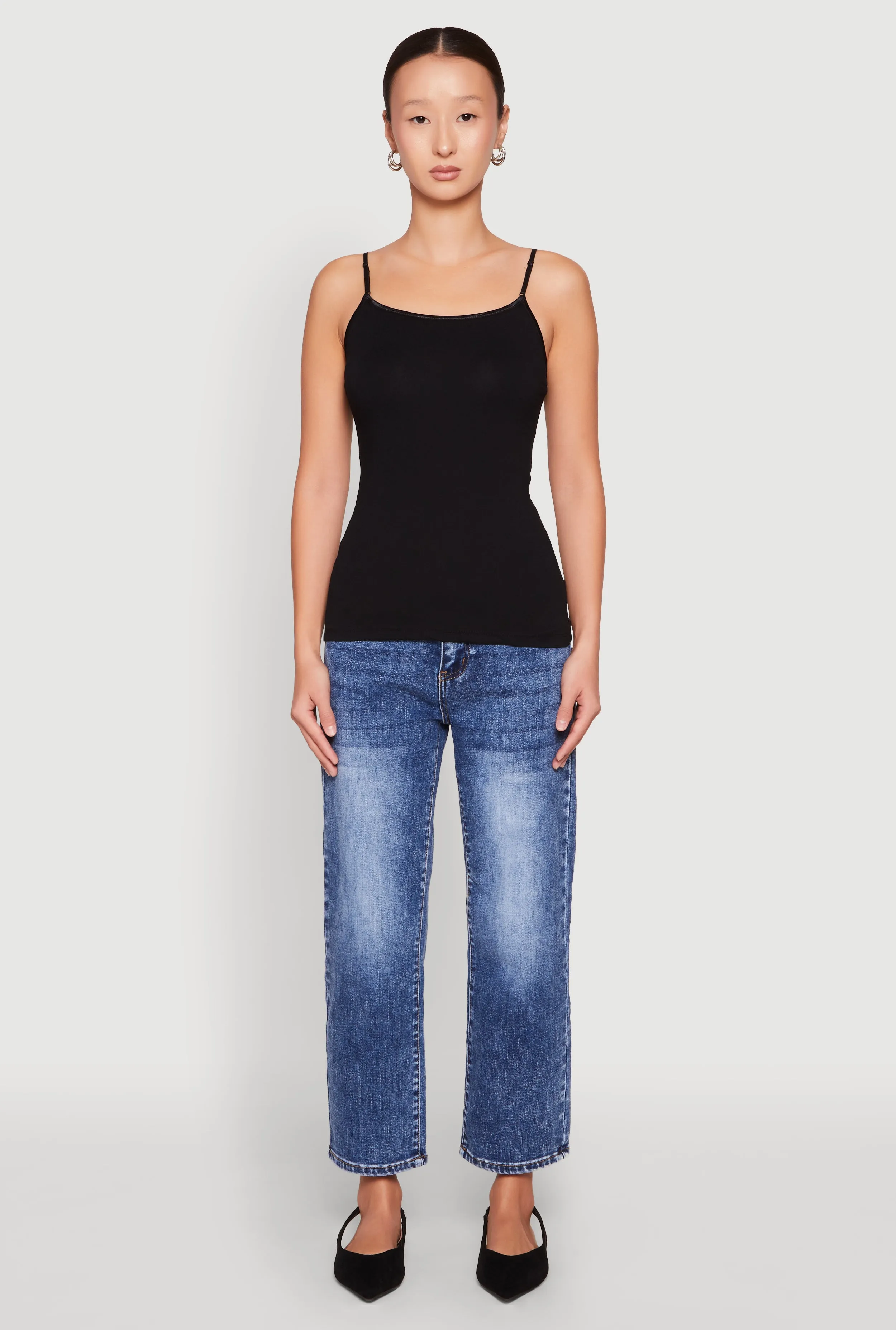 Scoop Neck Spaghetti Strap Cami sold by Rainbow product image thumbnail 5