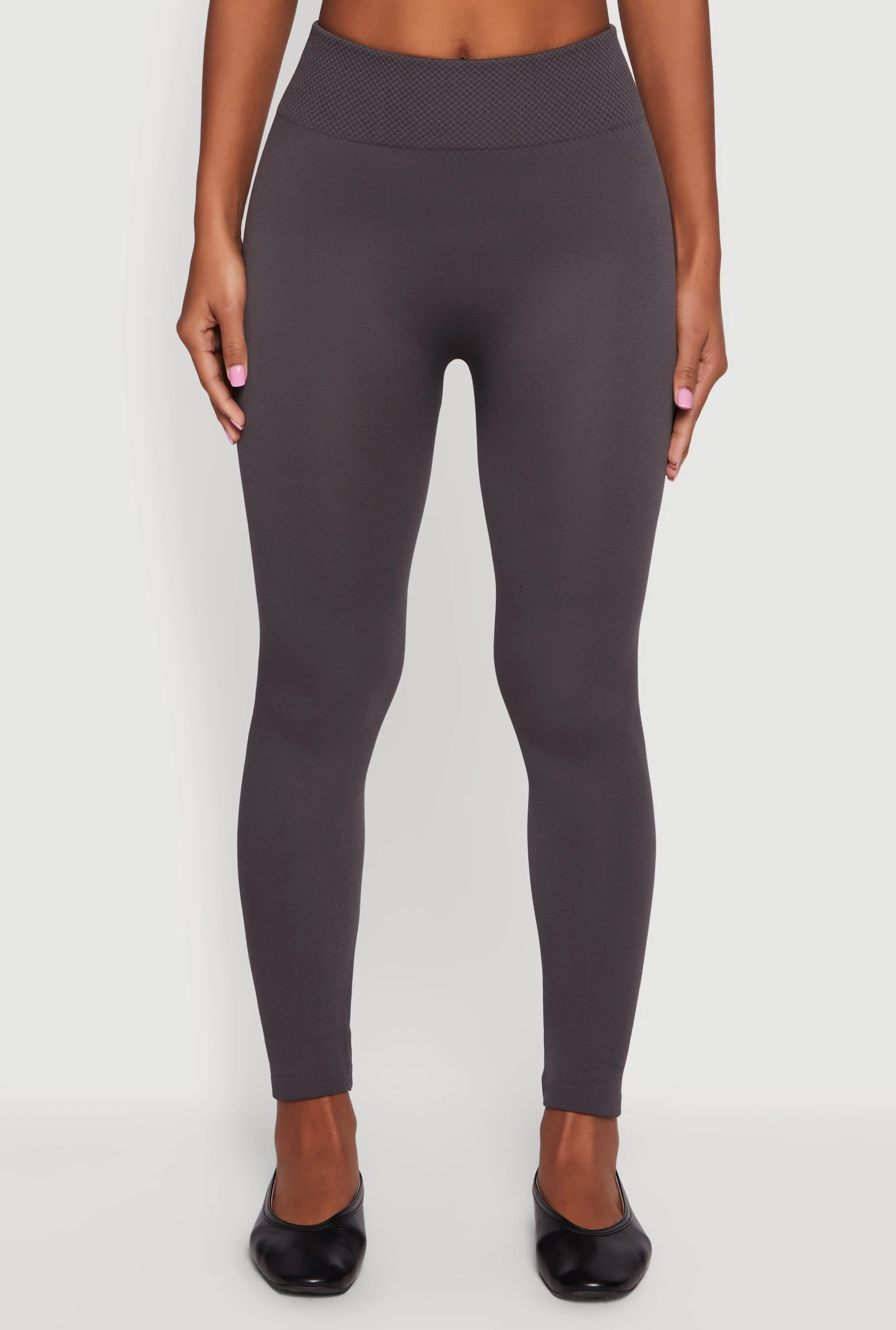 High Waisted Fleece Lined Leggings sold by Rainbow product image thumbnail 5