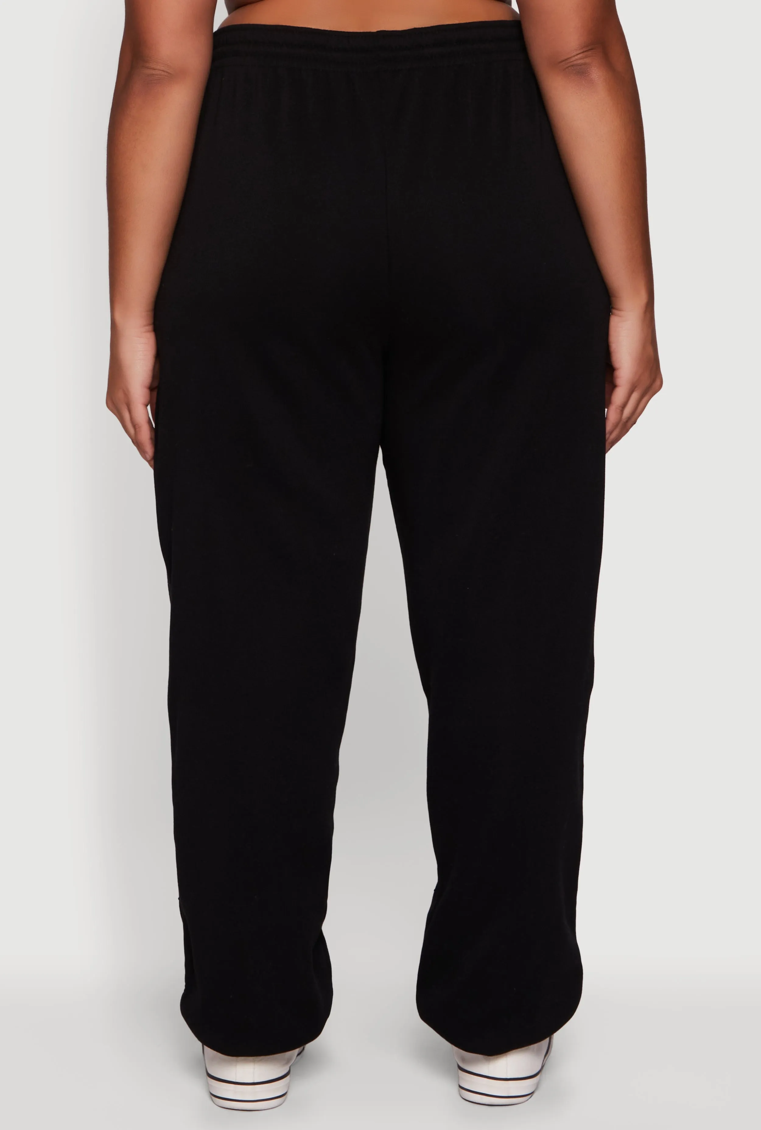 Plus Size Rhinestone Studded Drawstring Waist Sweatpants sold by Rainbow product image thumbnail 5