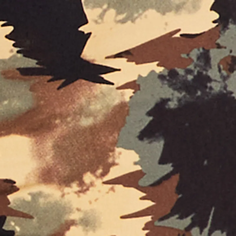 Plus Size High Waisted Side Ruched Patterned Pants sold by Rainbow product image thumbnail 4