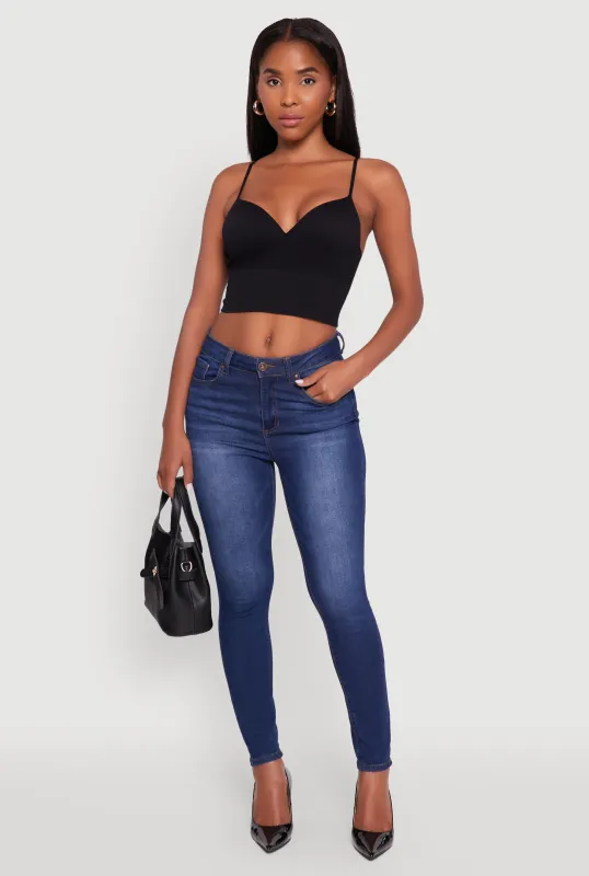 Seamless Padded Cami Crop Top sold by Rainbow