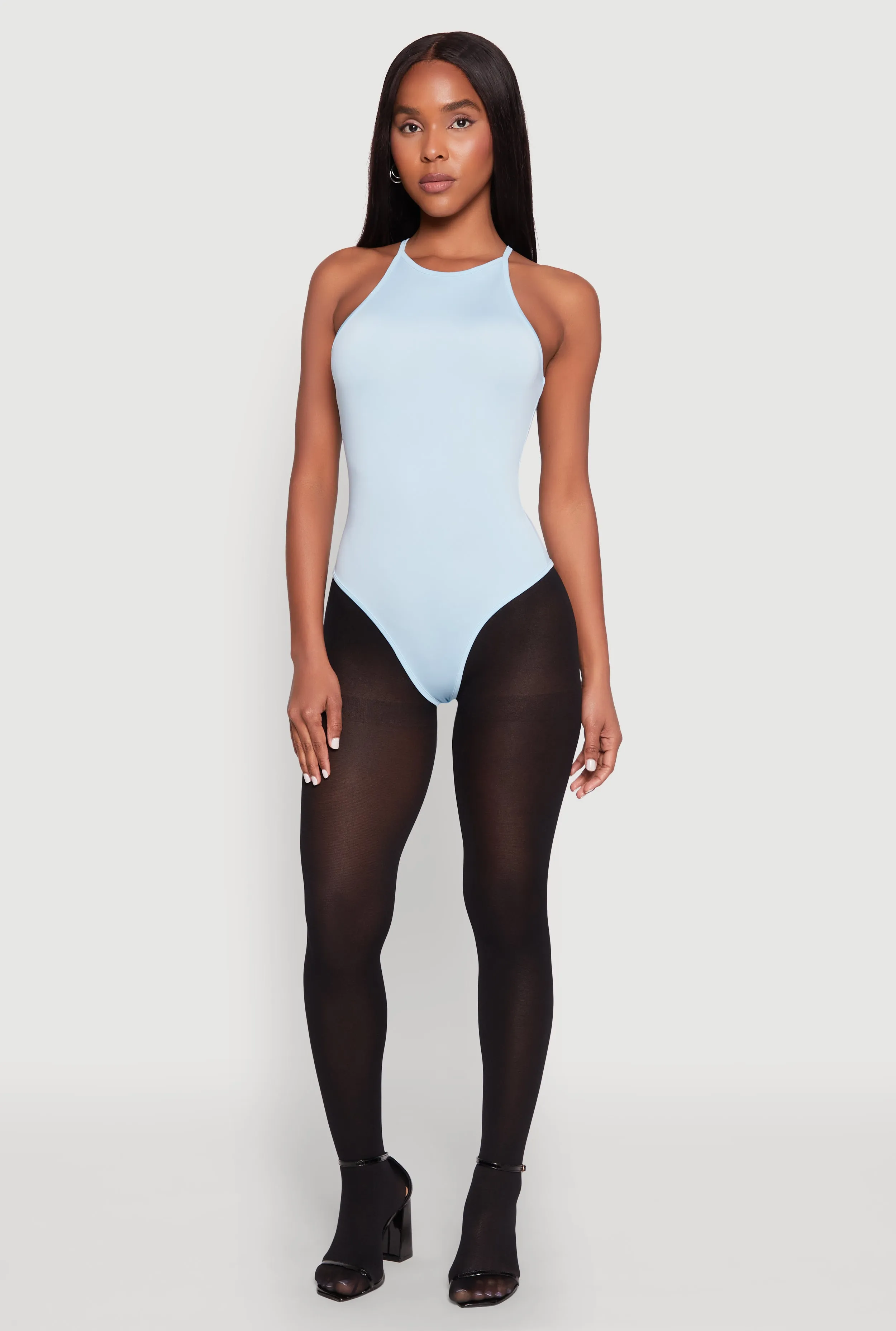 Kyla High Neck Sleeveless Bodysuit sold by Rainbow product image thumbnail 3