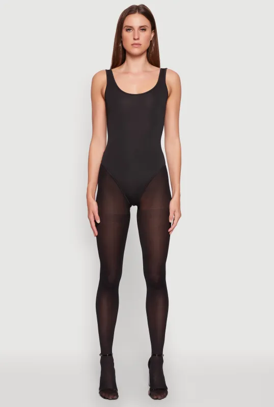 Scoop Neck Sleeveless Bodysuit sold by Rainbow