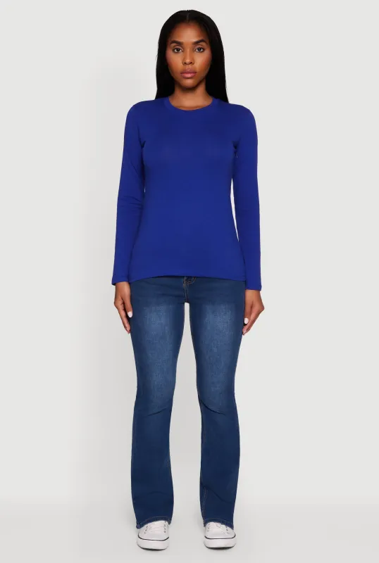 Crew Neck Long Sleeve T-Shirt sold by Rainbow