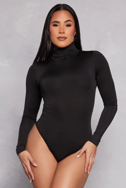 Stella Turtleneck Long Sleeve Bodysuit sold by Rainbow