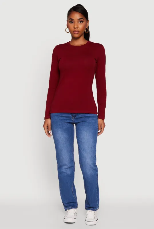 Crew Neck Long Sleeve T-Shirt sold by Rainbow