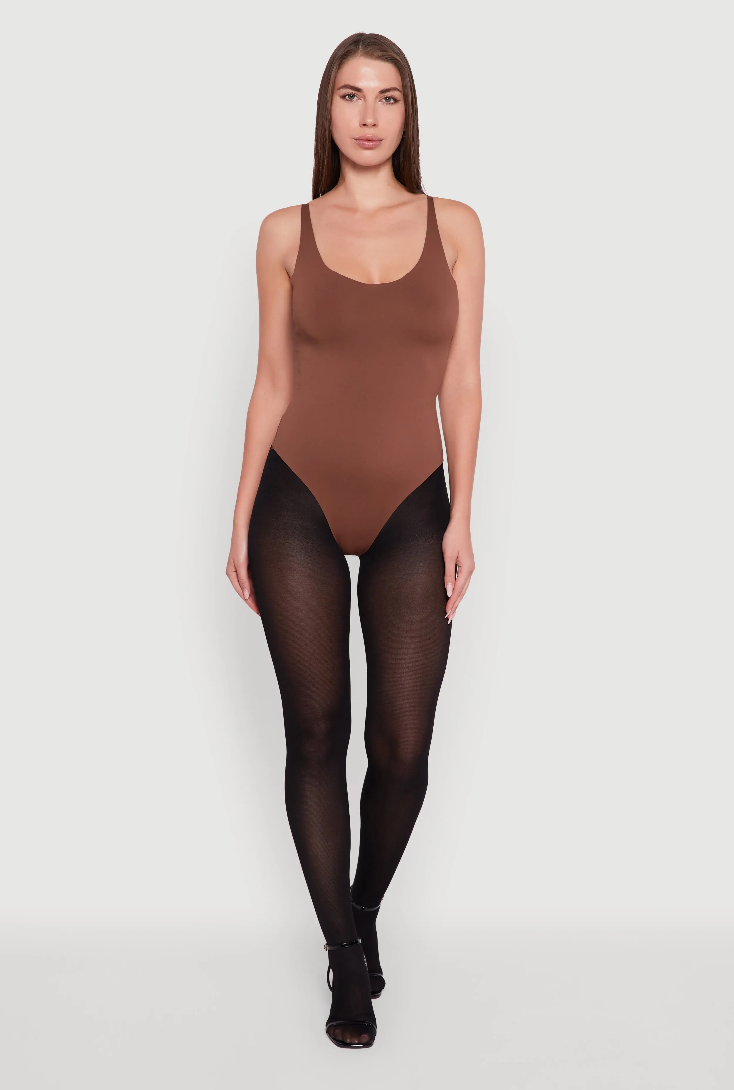 Scoop Neck Cami Bodysuit sold by Rainbow