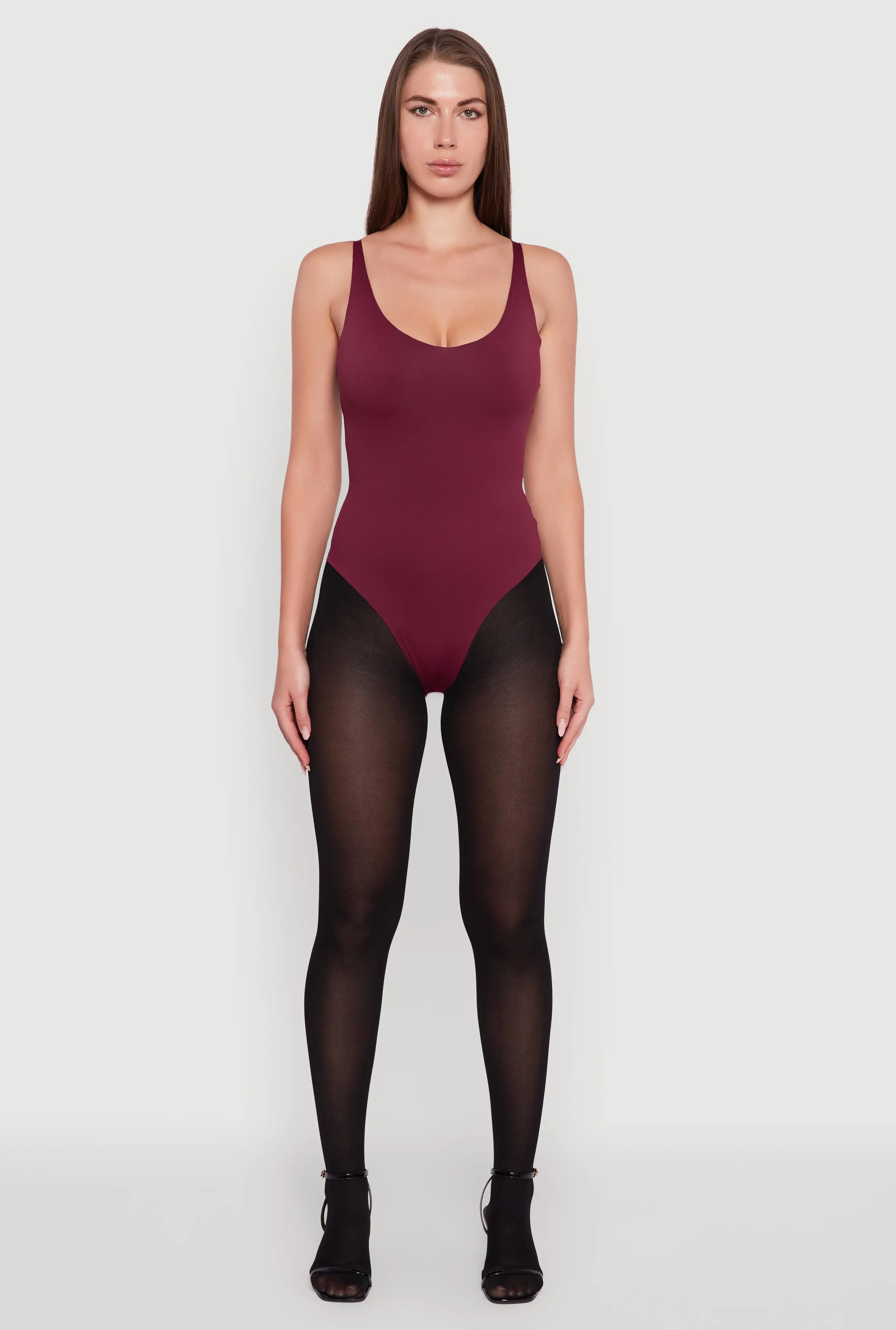 Scoop Neck Cami Bodysuit sold by Rainbow product image thumbnail 3