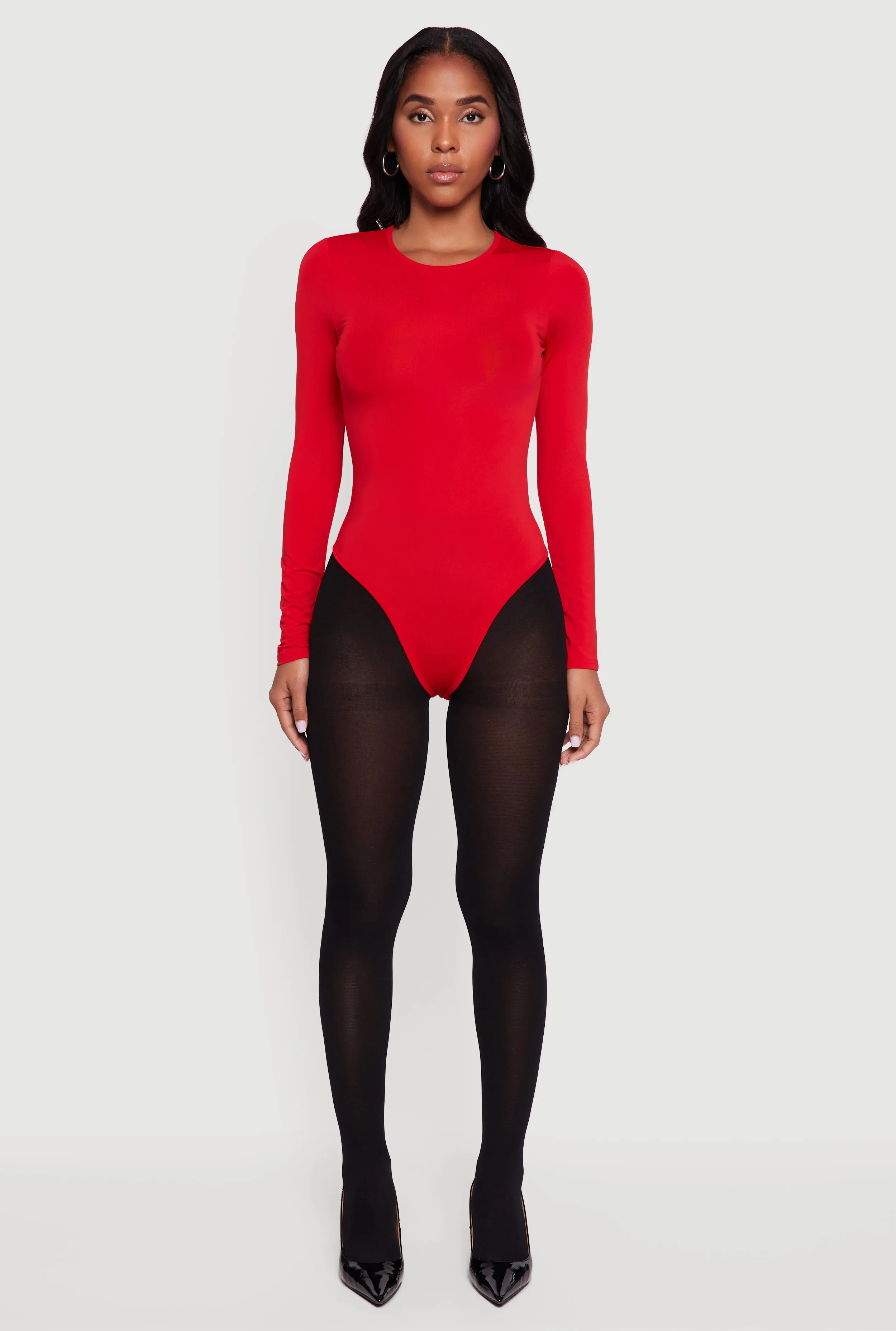 Long Sleeve Crew Neck Bodysuit sold by Rainbow