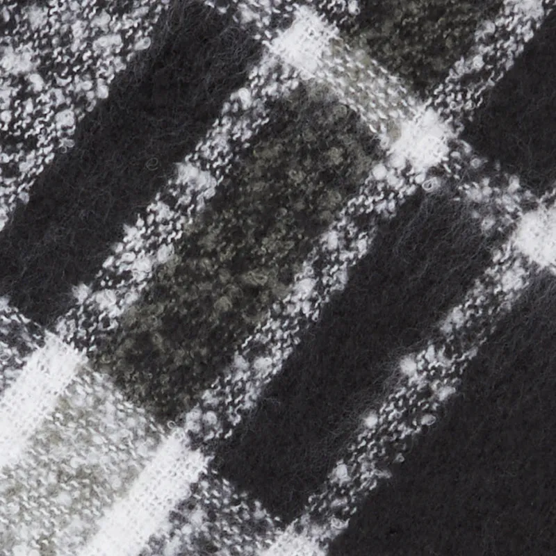 Fringe Detail Plaid Scarf sold by Rainbow product image thumbnail 4