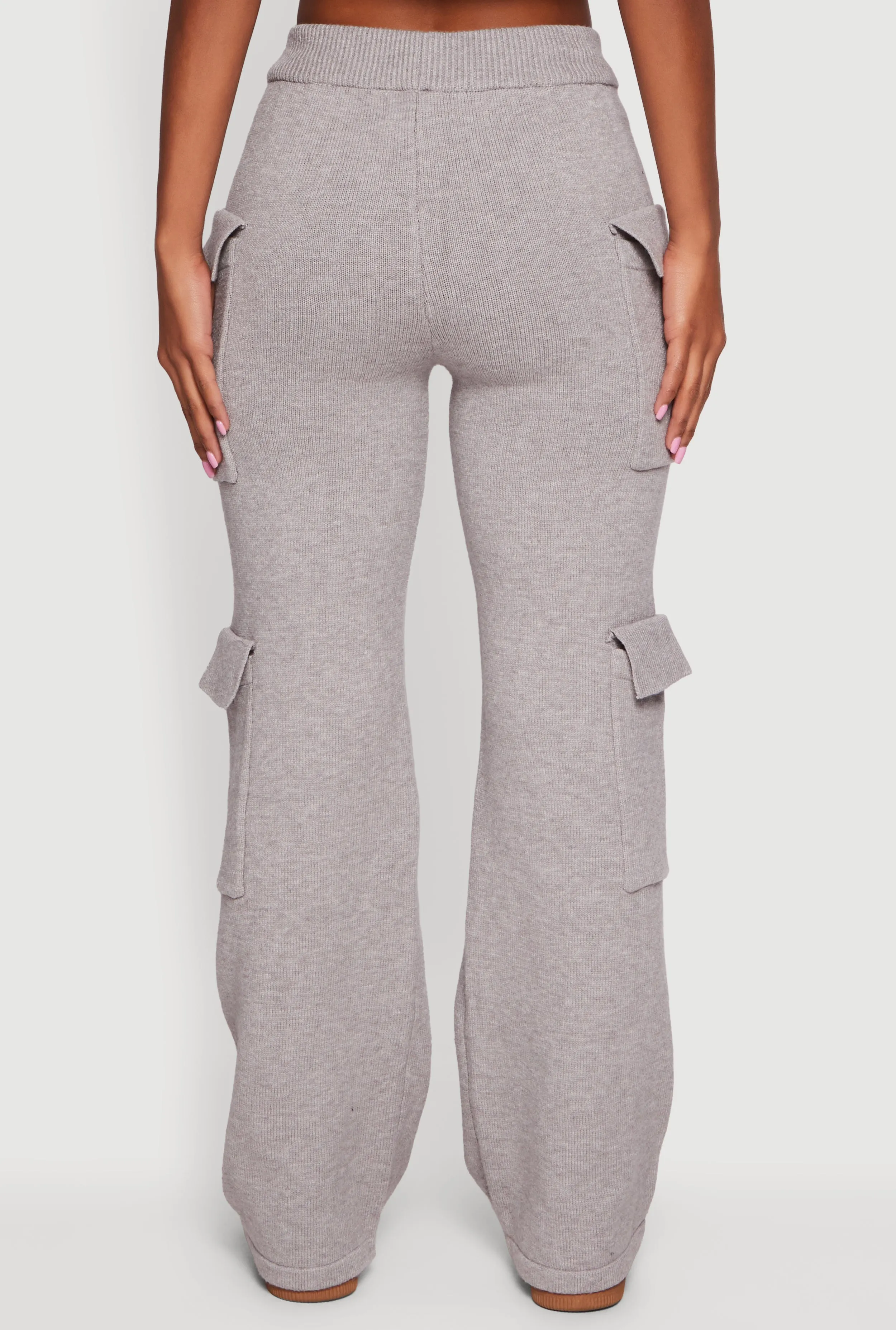 Drawstring Waist Straight Leg Utility Sweatpants sold by Rainbow product image thumbnail 5