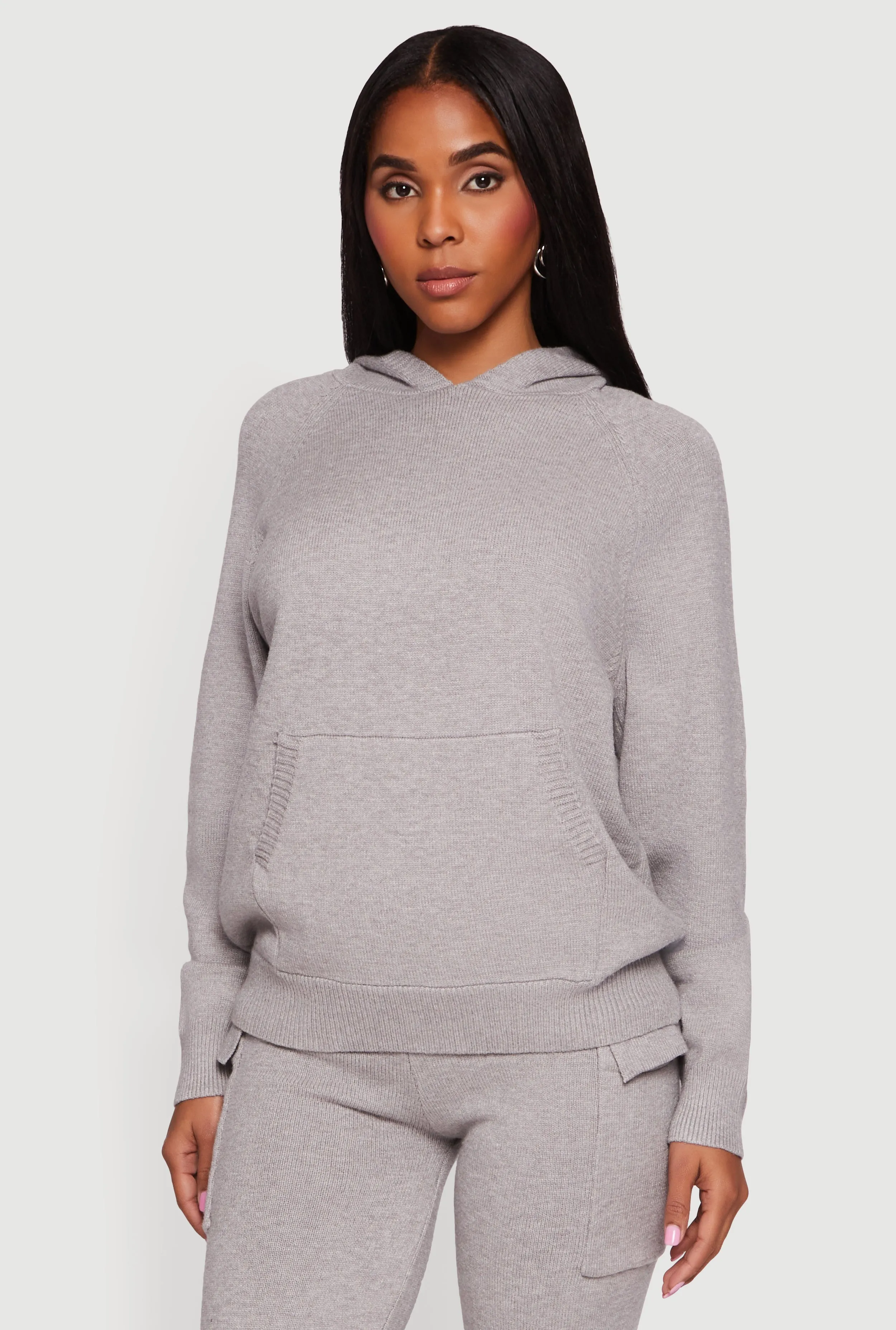 Kangaroo Pocket Pullover Sweater Hoodie sold by Rainbow