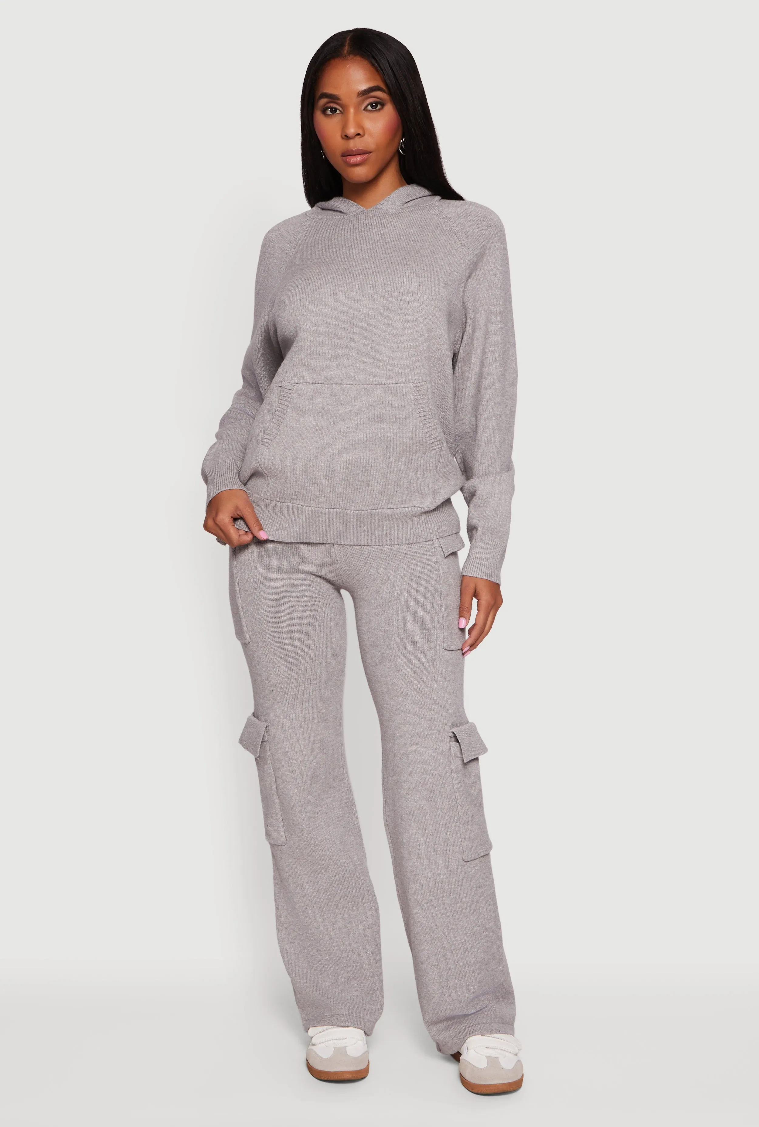 Kangaroo Pocket Pullover Sweater Hoodie sold by Rainbow product image thumbnail 3