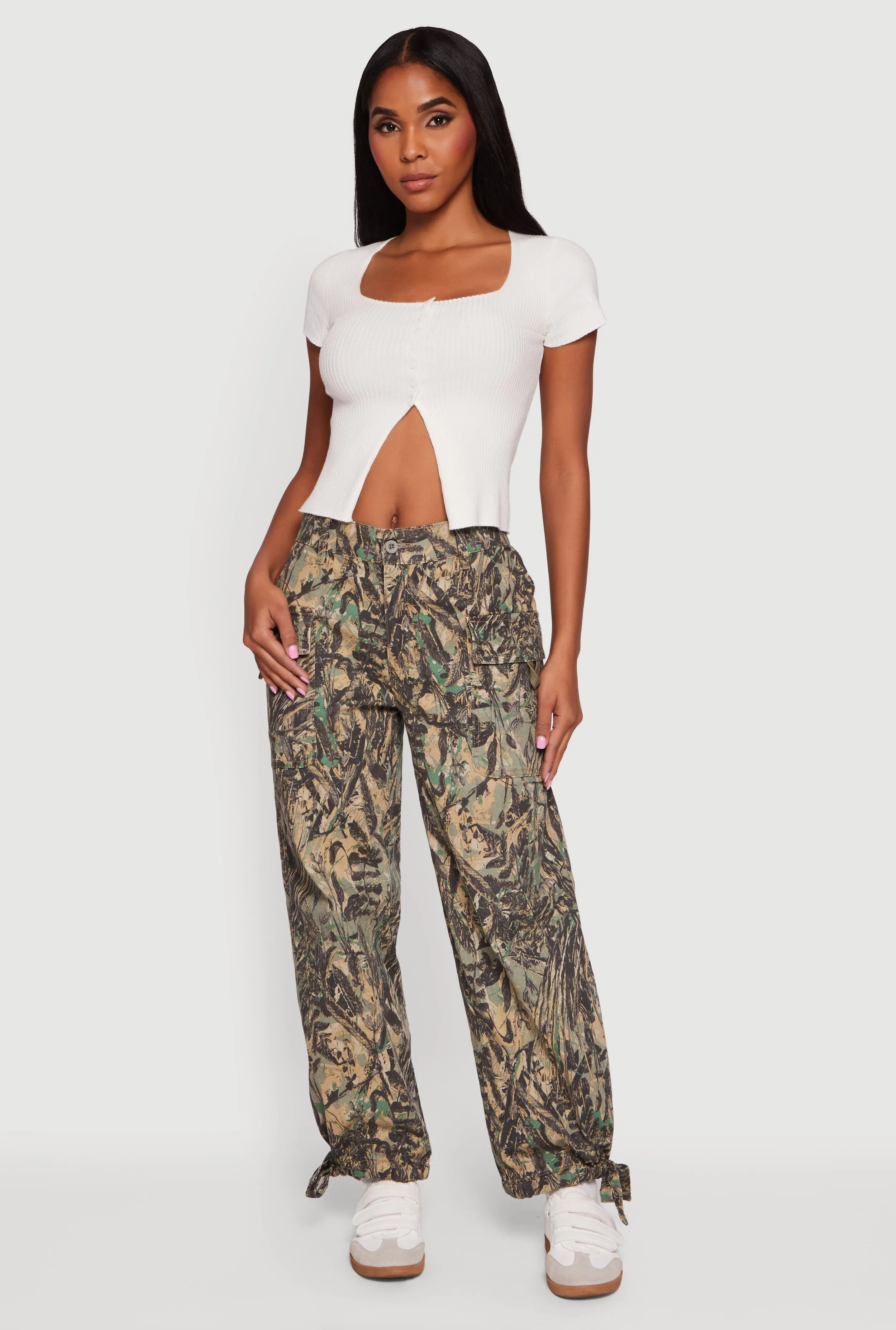 Hunter Camo Twill Cargo Joggers sold by Rainbow