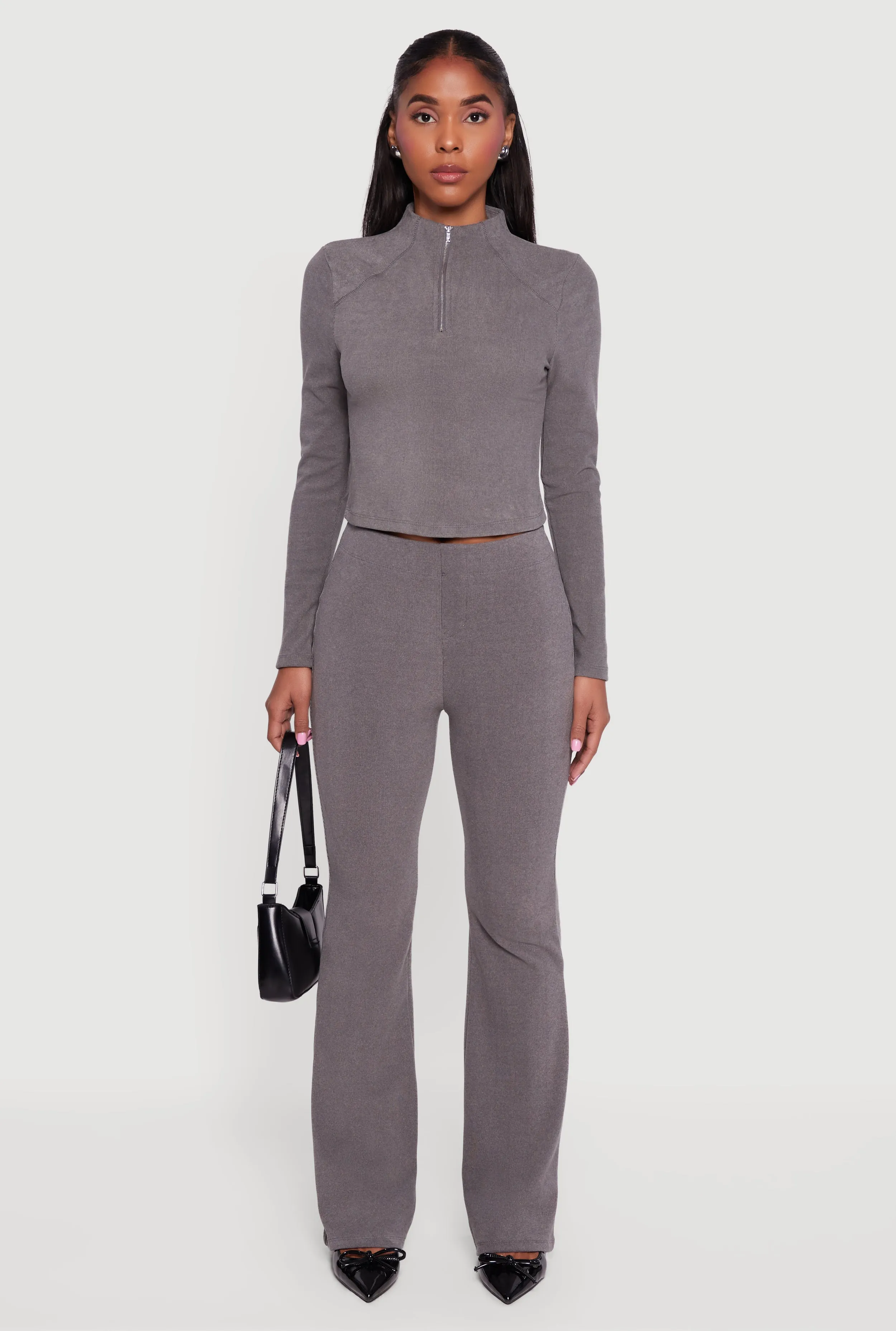 Brushed Knit Straight Leg Pants sold by Rainbow product image thumbnail 3