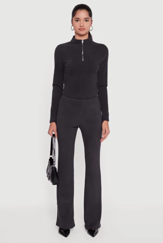 Brushed Knit Straight Leg Pants sold by Rainbow