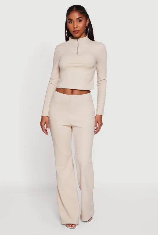 Brushed Knit Straight Leg Pants sold by Rainbow