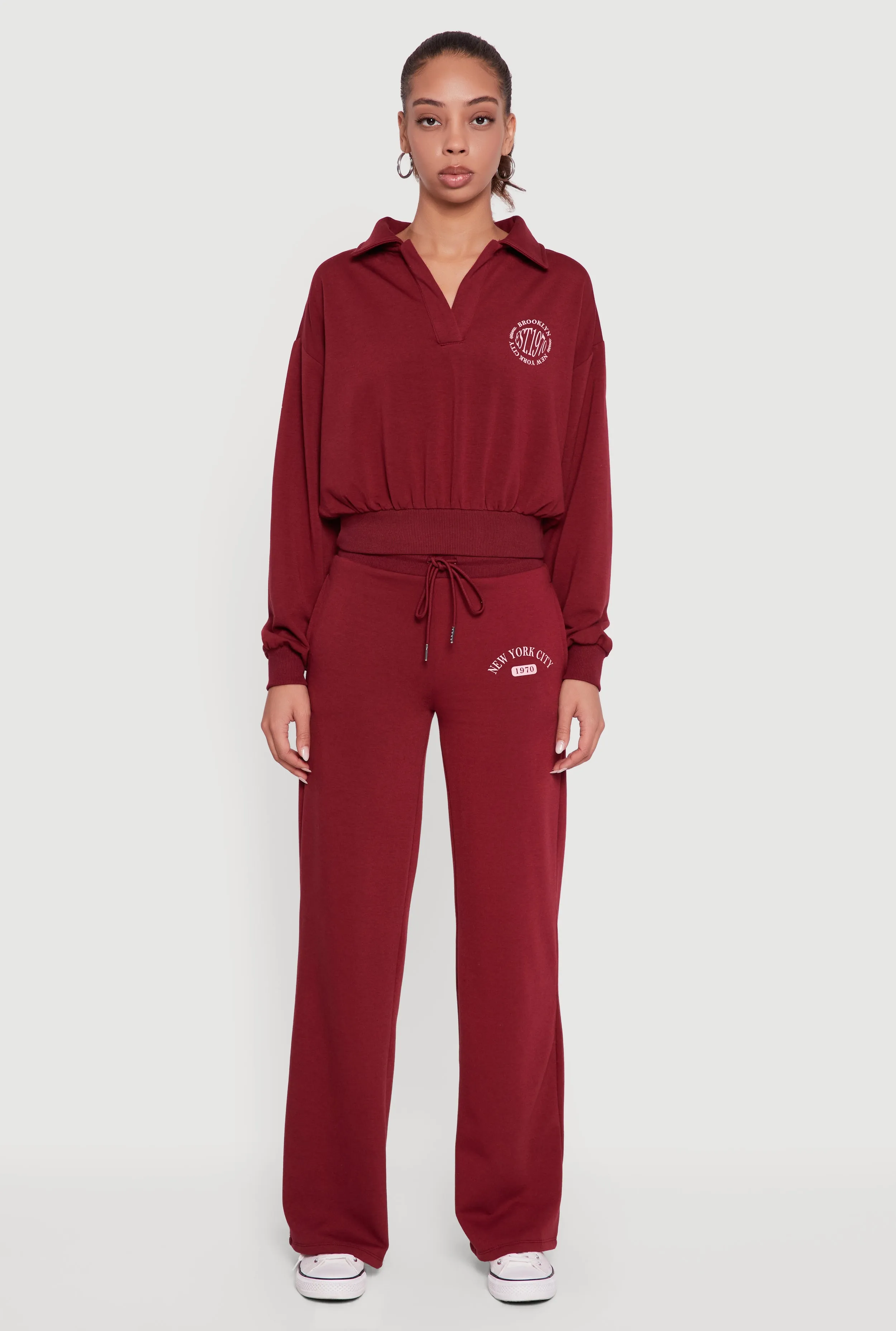 High Waisted New York City Graphic Sweatpants sold by Rainbow product image thumbnail 2