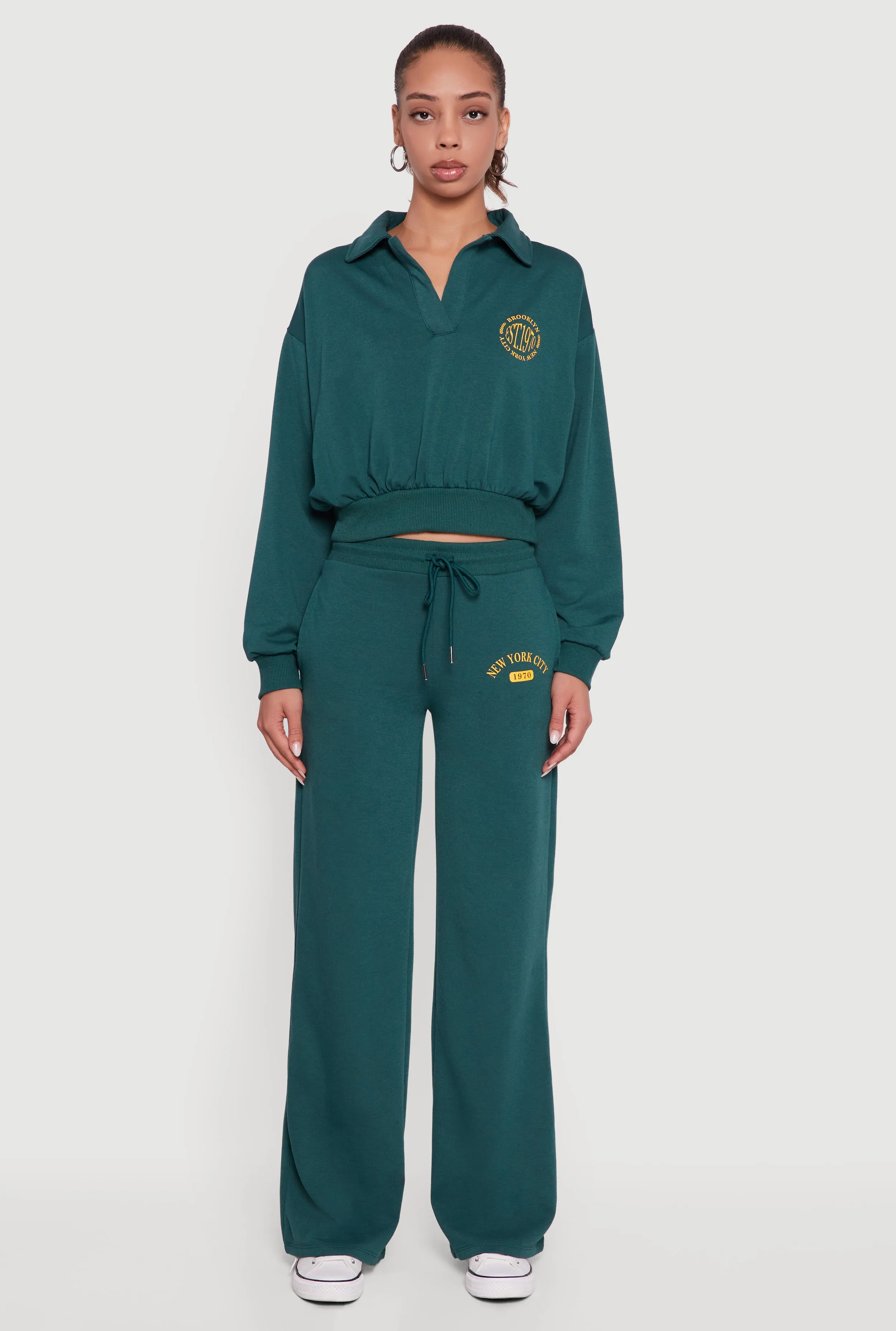 High Waisted New York City Graphic Sweatpants sold by Rainbow product image thumbnail 2