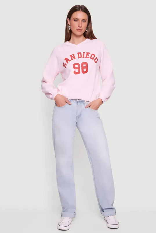 San Diego 98 Graphic Fleece Pullover Sweatshirt sold by Rainbow