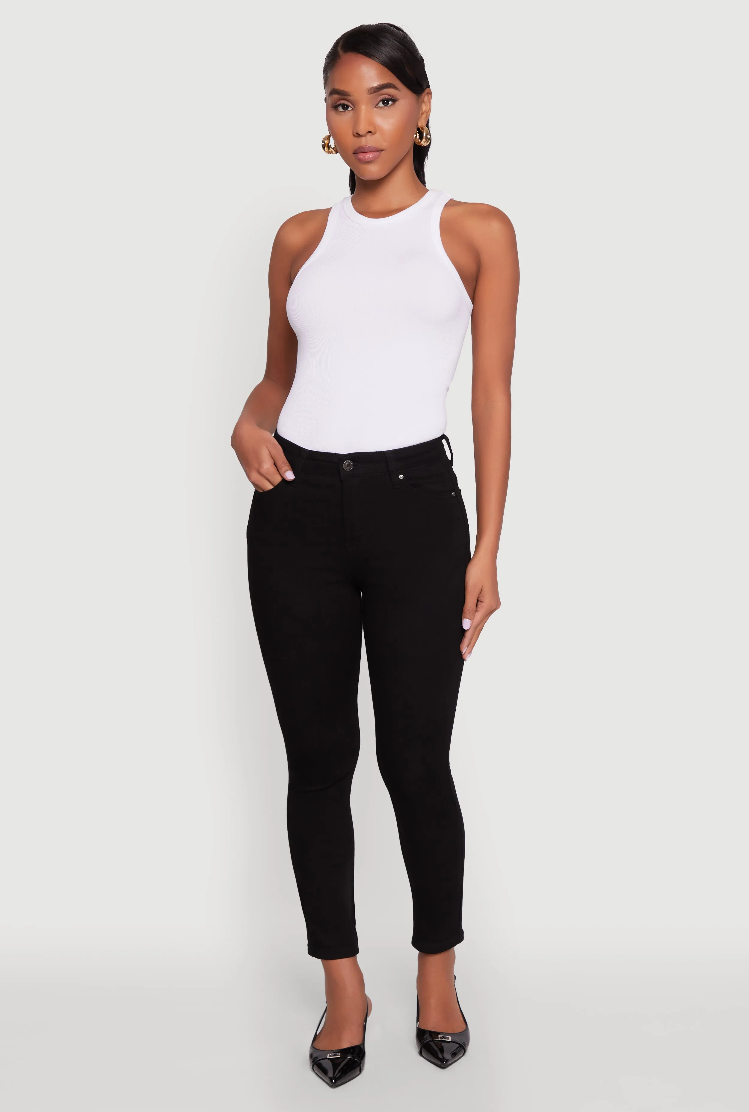 WAX Cropped Skinny Jeans sold by Rainbow