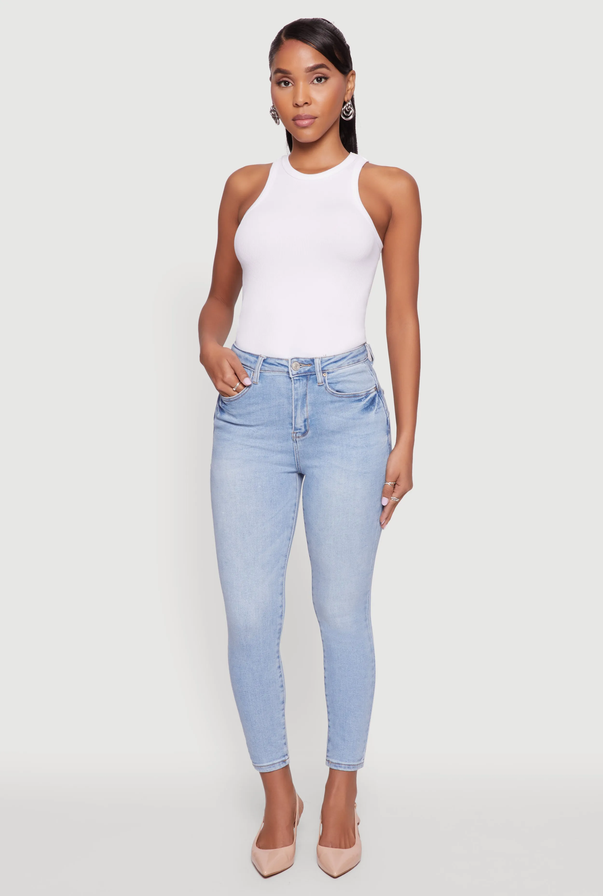 WAX Cropped Skinny Jeans sold by Rainbow product image thumbnail 2